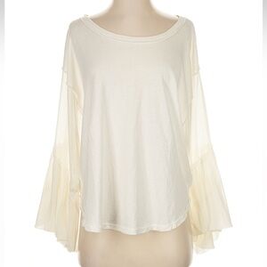 Free People Elegant Cream Women's Top